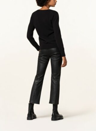 (THE MERCER) N.Y. Cashmere-Pullover Damen, Schwarz