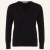 (THE MERCER) N.Y. Cashmere-Pullover Damen, Schwarz