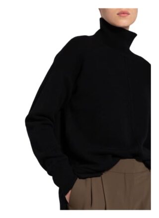 (THE MERCER) N.Y. Cashmere-Pullover Damen, Schwarz