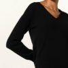 (THE MERCER) N.Y. Cashmere-Pullover Damen, Schwarz