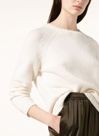 (THE MERCER) N.Y. Cashmere-Pullover Damen, Weiß