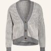 (THE MERCER) N.Y. Cashmere-Strickjacke Damen, Grau