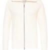 (THE MERCER) N.Y. Cashmere-Strickjacke Damen, Weiß