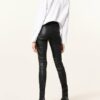 (THE MERCER) N.Y. Lederhose Damen, Schwarz