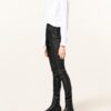 (THE MERCER) N.Y. Lederhose Damen, Schwarz