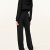 (THE MERCER) N.Y. Marlenehose Damen, Schwarz