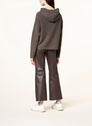 (THE MERCER) N.Y. Strick-Hoodie Damen, Beige