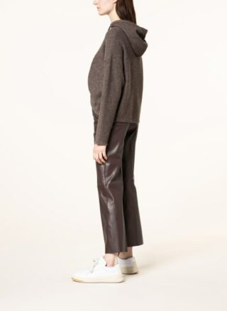 (THE MERCER) N.Y. Strick-Hoodie Damen, Beige