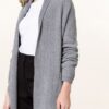(THE MERCER) N.Y. Strickhülle Damen, Grau