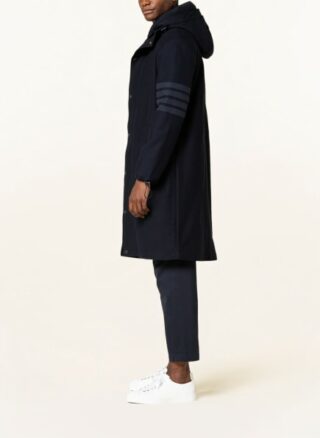 THOM BROWNE. Parka Herren, Blau