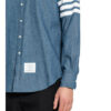 THOM BROWNE. Straight Casual-Hemd Herren, Blau