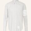 THOM BROWNE. Straight Casual-Hemd Herren, Grau