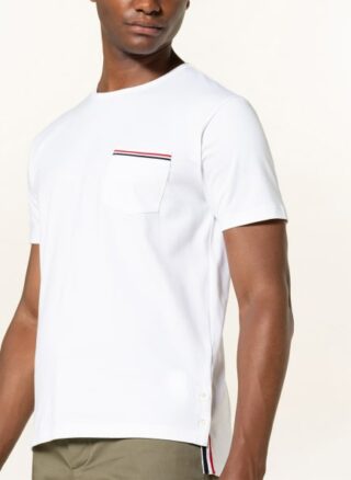 THOM BROWNE. T-Shirt Herren, Weiß