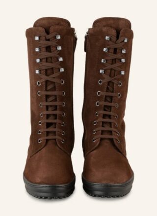 TOD'S Biker Boots Damen, Braun