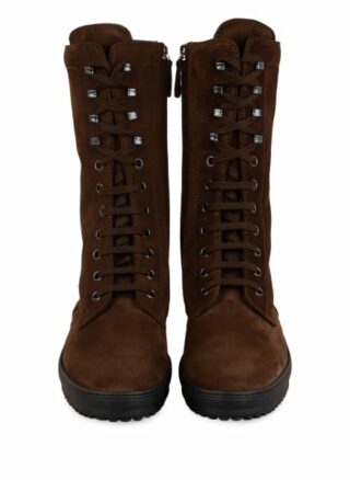 TOD'S Biker Boots Damen, Braun