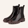 TOD'S Biker Boots Damen, Braun