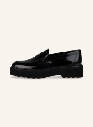 TOD'S Carrarmato Penny-Loafer Damen, Schwarz