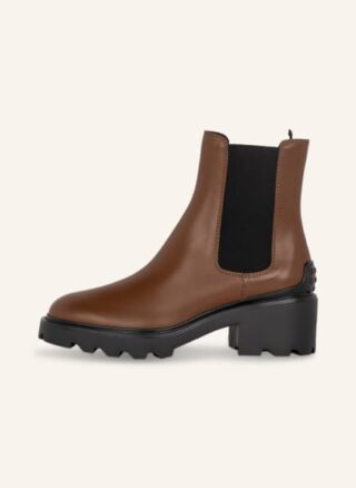 TOD'S Chelsea Boots Damen, Braun