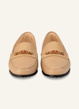 TOD'S City Gommino Mokassins Damen, Beige
