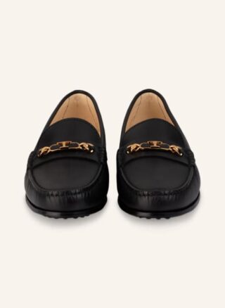 TOD'S City Gommino Mokassins Damen, Schwarz