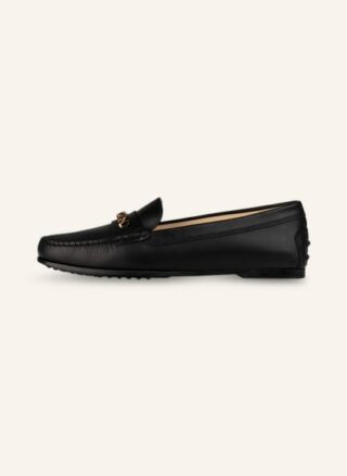 TOD'S City Gommino Mokassins Damen, Schwarz