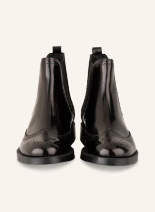 TOD'S Gomma Chelsea Boots Damen, Schwarz