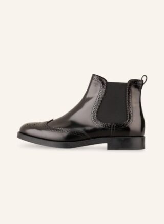 TOD'S Gomma Chelsea Boots Damen, Schwarz