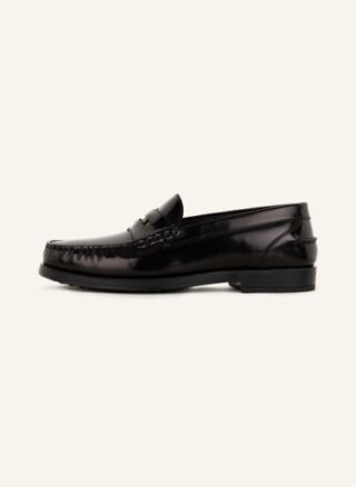 TOD'S Gomma Slipper Herren, Schwarz