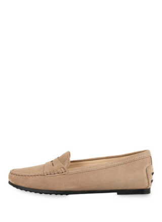 TOD'S Gommino City Mokassins Damen, Beige