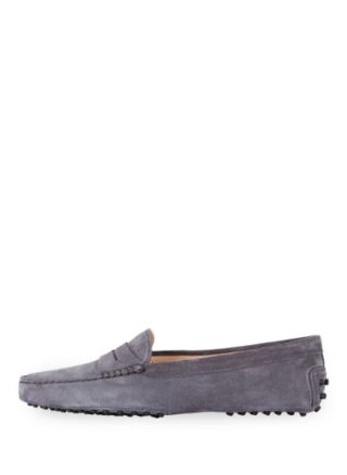 TOD'S Gommino Mokassins Damen, Grau