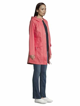 TOM TAILOR 1024461 Regenmantel Damen, Rot