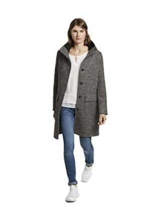 TOM TAILOR Mantel Damen, Schwarz