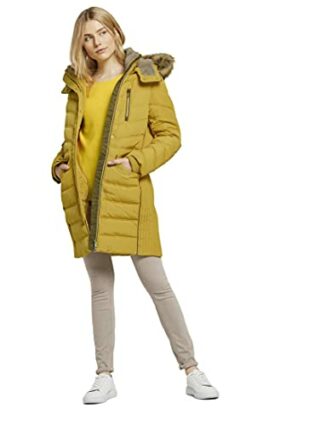 TOM TAILOR Steppmantel Damen, Gelb