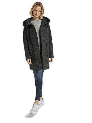 TOM TAILOR Wollmantel Damen, Grau