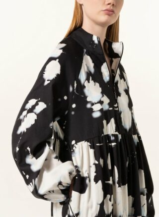 TONNO & PANNA Gianna Hemdblusenkleid Damen, Schwarz