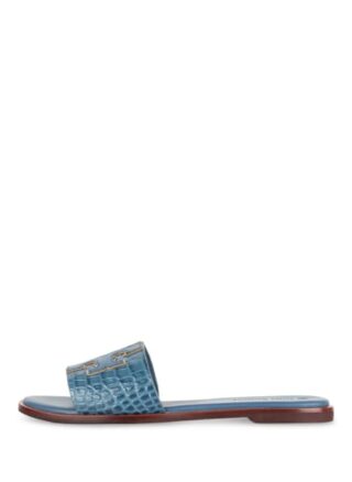 TORY BURCH Ines Pantoletten Damen, Blau