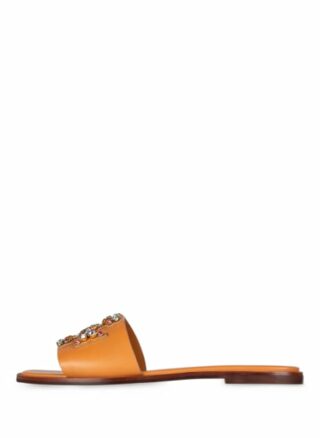 TORY BURCH Ines Pantoletten Damen, Weiß