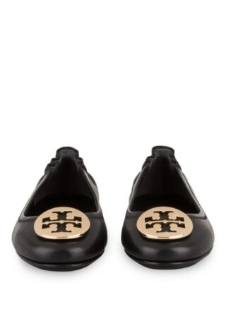 TORY BURCH Minnie Ballerinas Damen, Schwarz