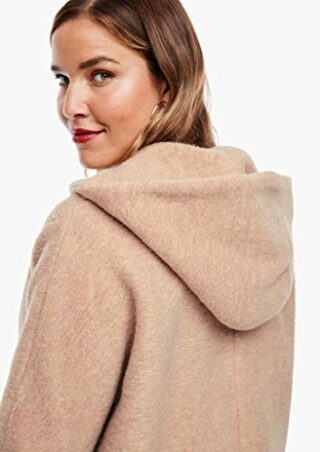 TRIANGLE Wollmantel Damen, Beige