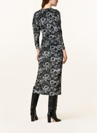 Ted Baker Alicah Samtkleid Damen, Schwarz