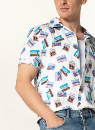 Ted Baker Chocka Resorthemd Herren, Weiß