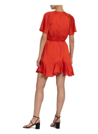 Ted Baker Elsieee Kleid in A-Linie Damen, Orange