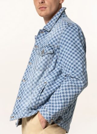 Ted Baker Falofel Jeansjacke Herren, Blau