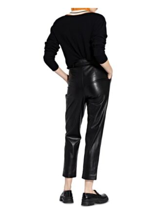 Ted Baker Faydell 7/8-Lederhose Damen, Schwarz