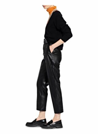 Ted Baker Faydell 7/8-Lederhose Damen, Schwarz
