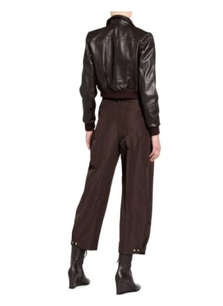 Ted Baker Octeri Lederjacke Damen, Braun