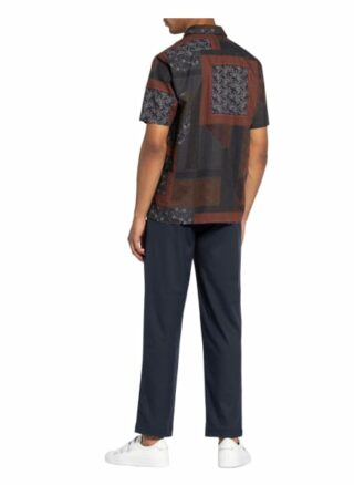 Ted Baker Relaxx Boxy Fit Kurzarm-Hemd Herren, Braun