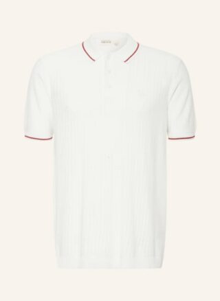 Ted Baker Somerse Strick-Poloshirt Herren, Weiß