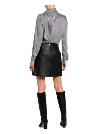 Ted Baker Valiat A-Linien-Lederrock Damen, Schwarz