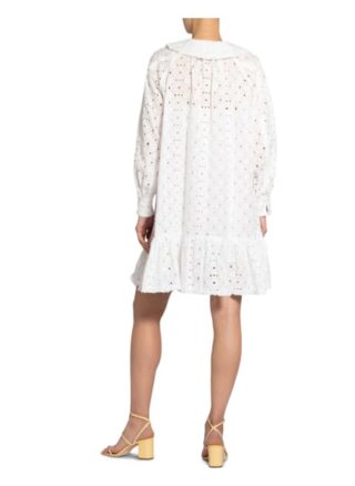 Ted Baker Vanilya Kleid in A-Linie Damen, Weiß